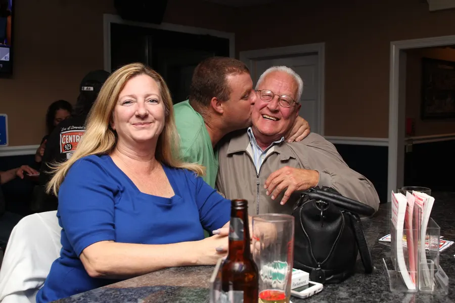 Guests and food at 1048 Bar & Grill