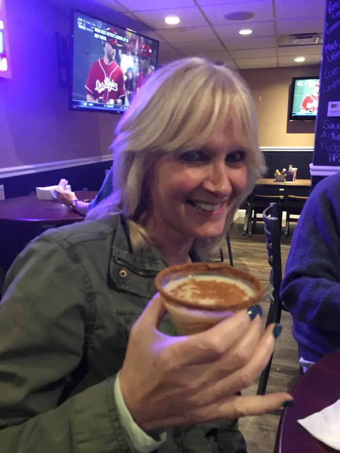 Guests and food at 1048 Bar & Grill